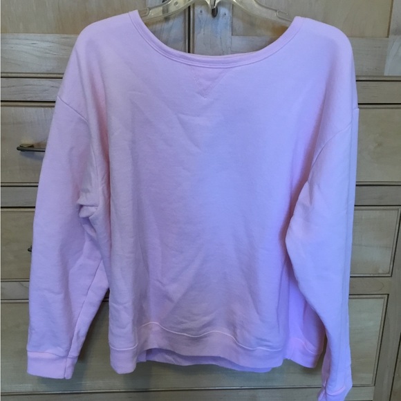 Ladies pale pink sweatshirt, Hanes. size 2 XL. long sleeves. Crewneck - Picture 2 of 6
